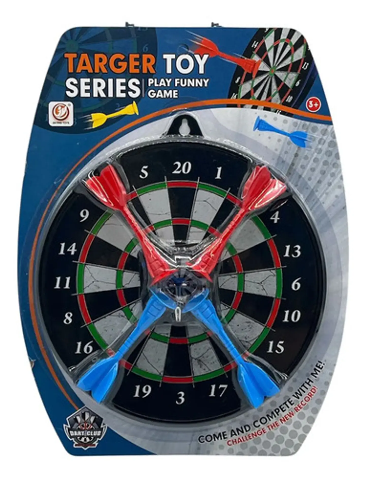 Tablero De Dardos Jiaying Toys A2408-1 Goma Negro Chupa Para Niños Liso 3