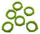 Arandelas Verdes X6 Para Manguera Color Verde Lima - Miniatura 1