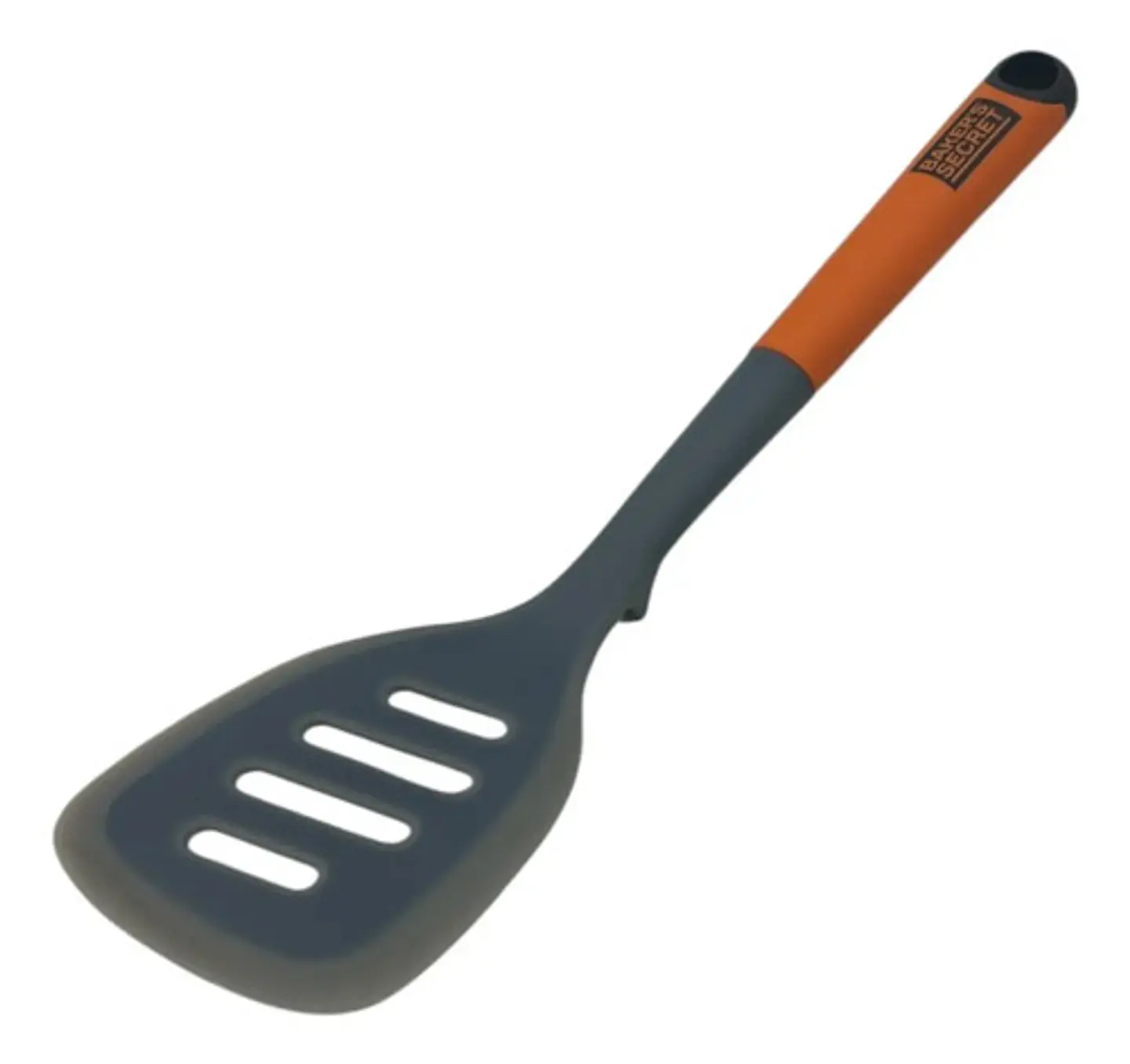 Espátula Ranurada Silicona 35cm Baker's Secret Naranja Apta Lavavajillas 1