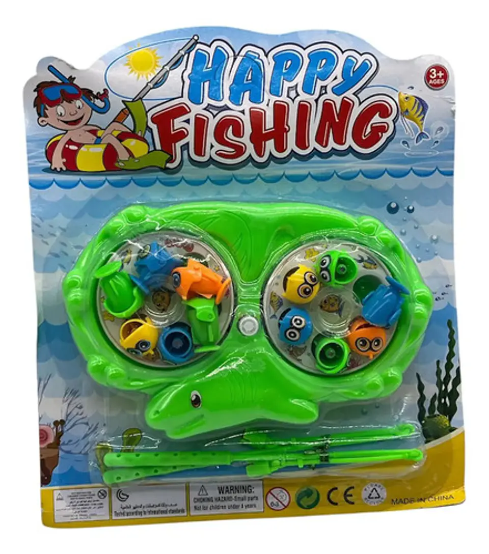 Juego De Mesa Pesca Magic X 12 Peces Con Cañitas De Pezcar 3