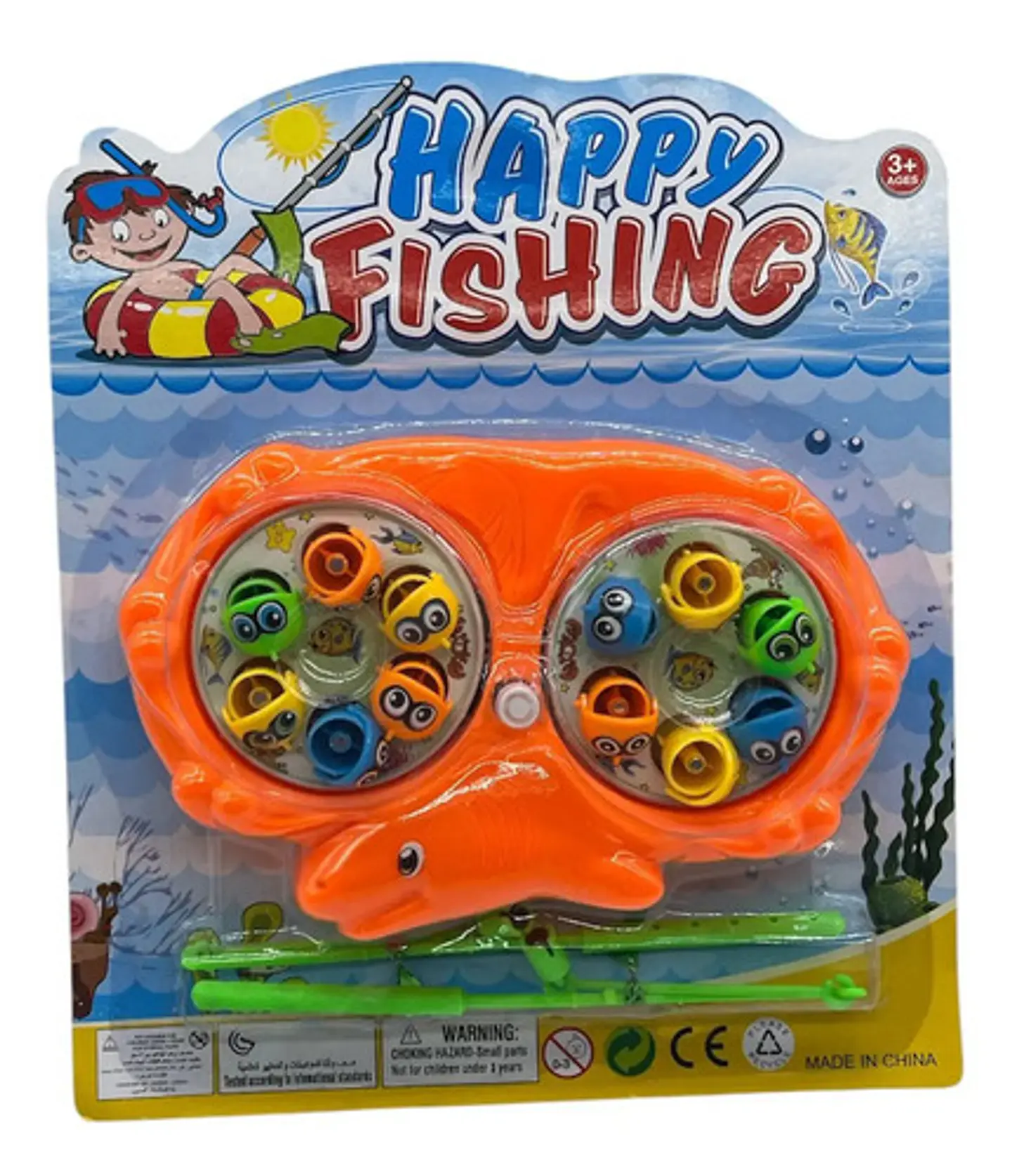 Juego De Mesa Pesca Magic X 12 Peces Con Cañitas De Pezcar 4