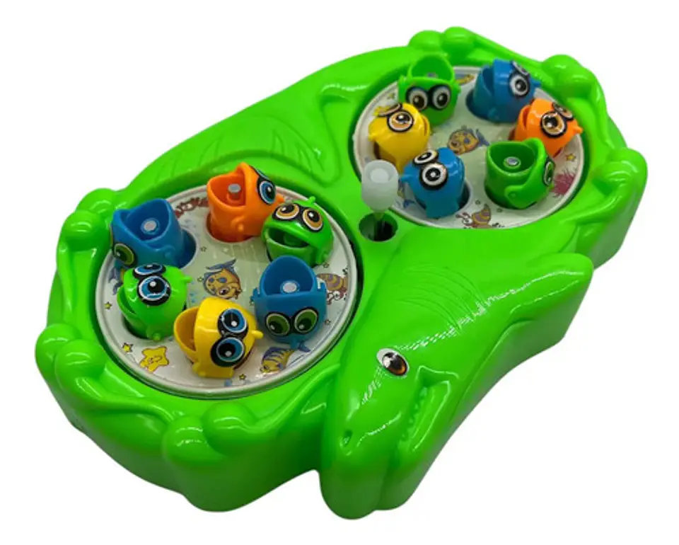 Juego De Mesa Pesca Magic X 12 Peces Con Cañitas De Pezcar 5