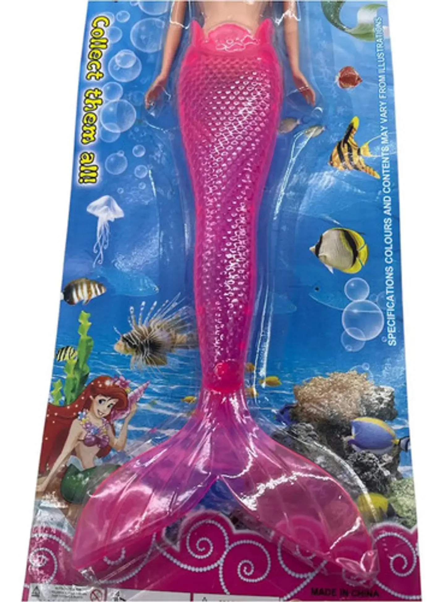 Muñeca Sirena En Caja Debajo Del Mar 2
