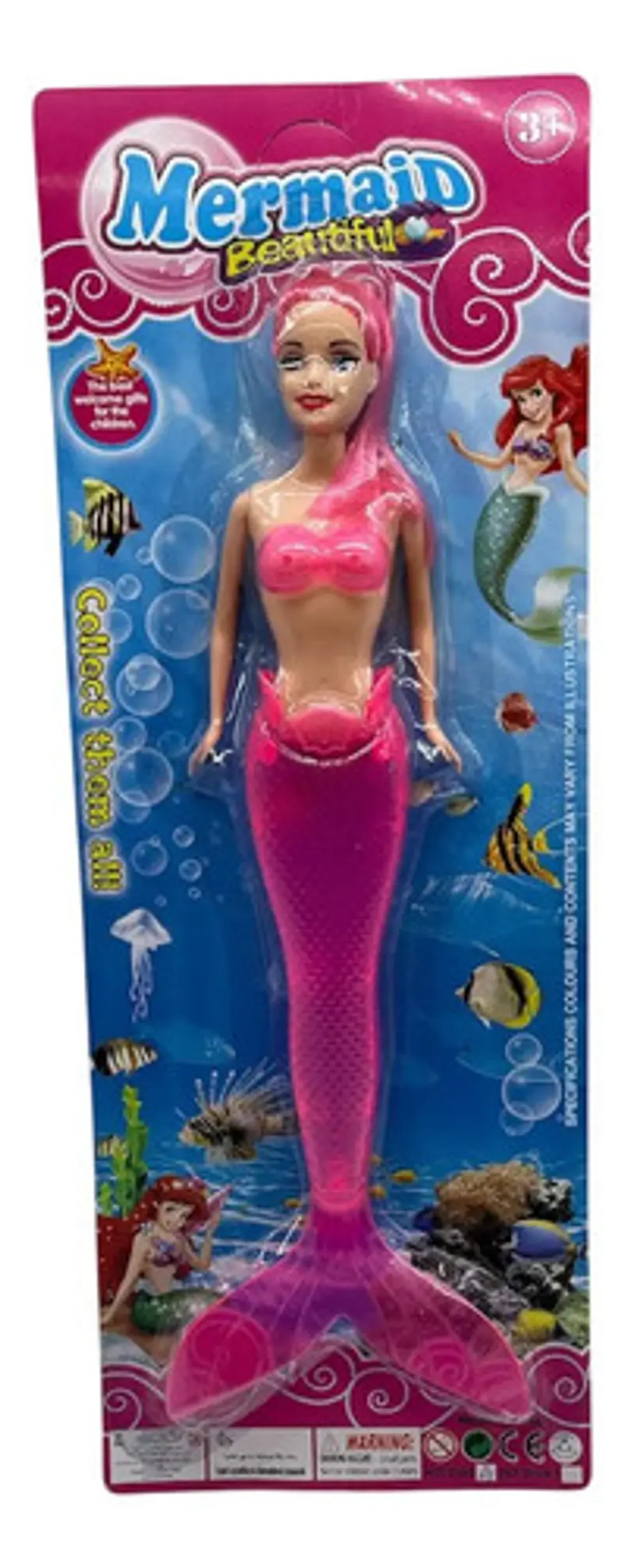 Muñeca Sirena En Caja Debajo Del Mar 4
