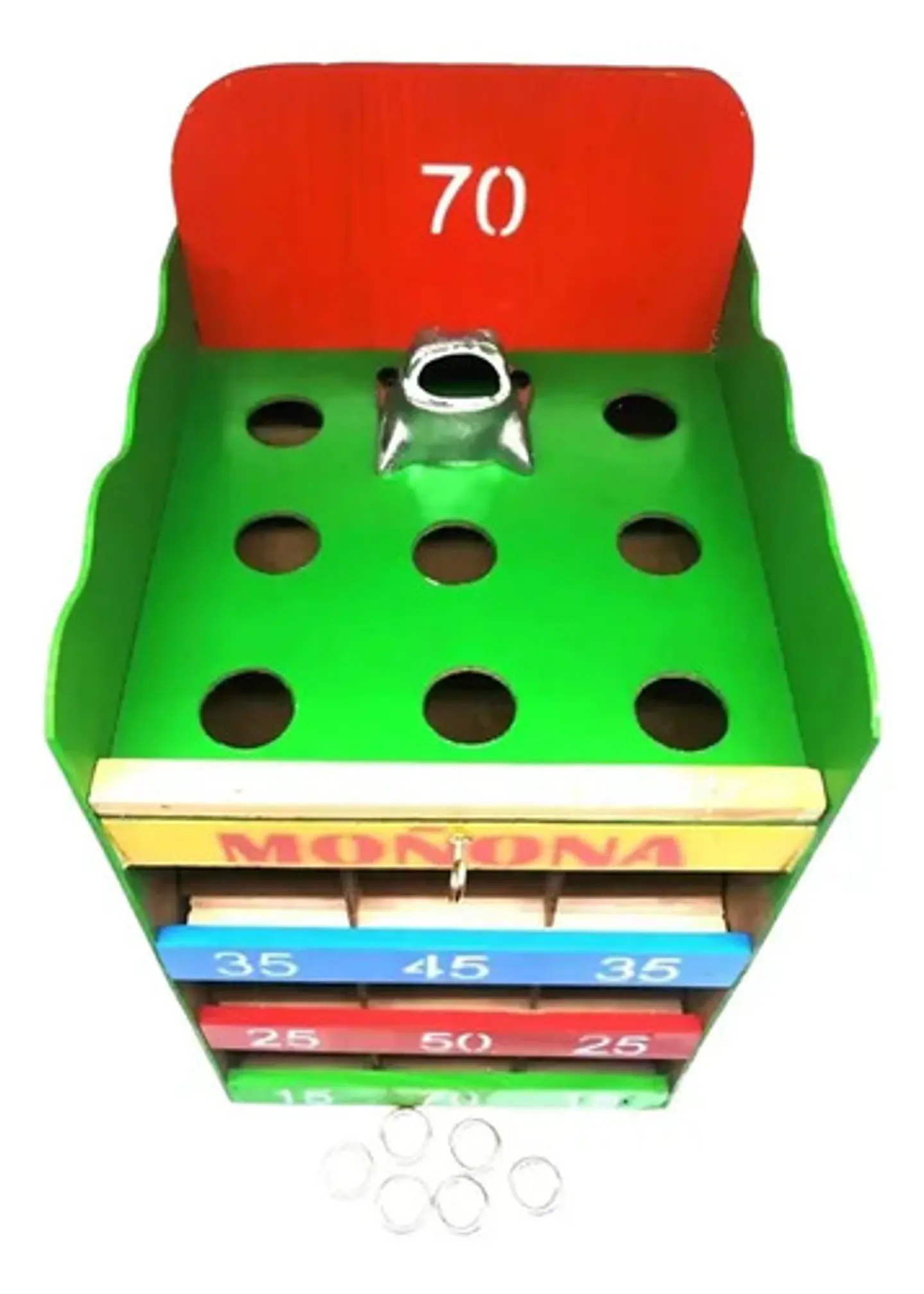 Juego De Rana Pequeña Portátil En Madera Para Mesa Artesanal 4