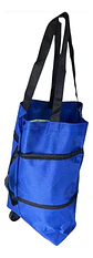 Bolsa De Mercado Carrito Compras Con Rueditas Colores Surti - Miniatura 8
