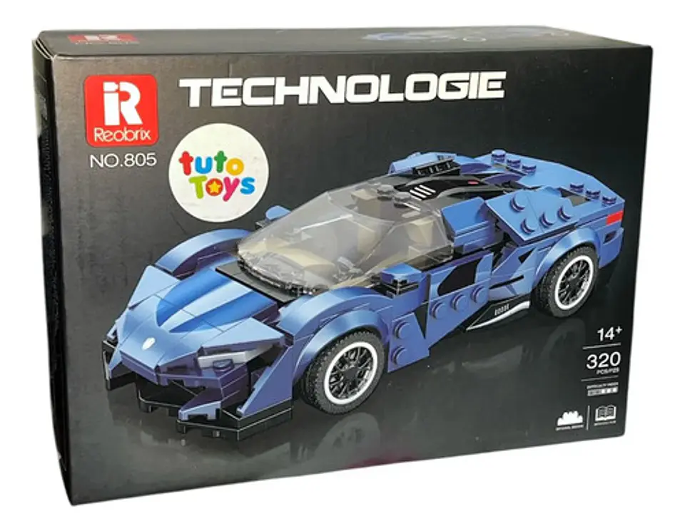 Carros Armar Tecnic Deportivo +300 Piezas Lamborghini Bugatt 2