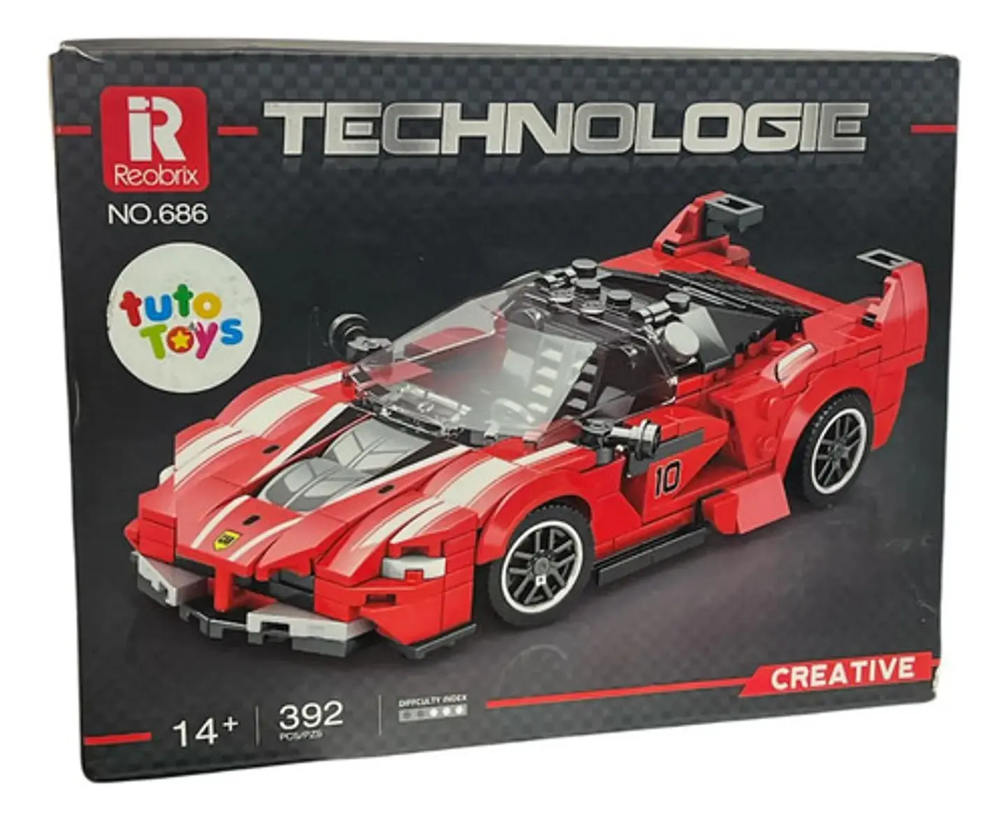 Carros Armar Tecnic Deportivo +300 Piezas Lamborghini Bugatt 6