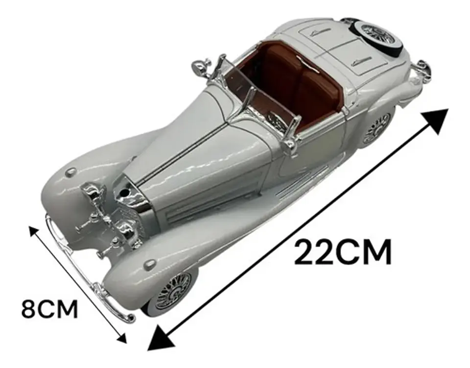 Carro Mercedes Benz 500k Escala 1/24 4