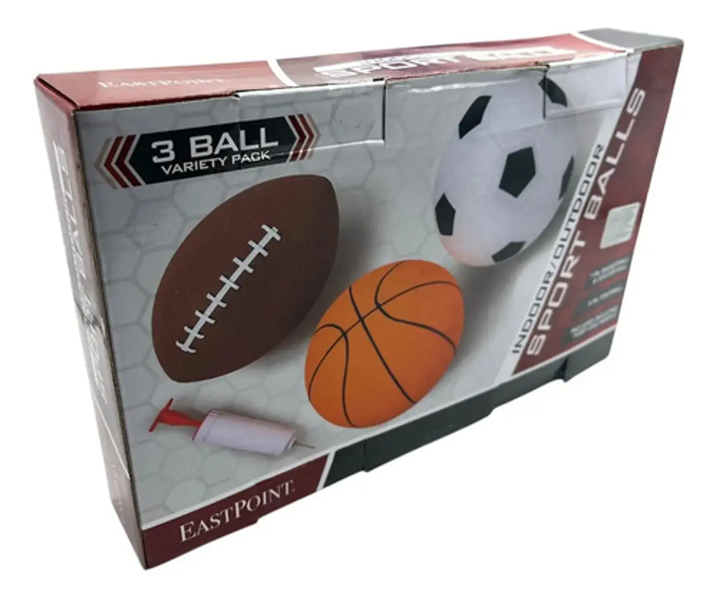 Pelotas En Goma Para Piscina- Fútbol Y Baloncesto, Americano Multicolor 2