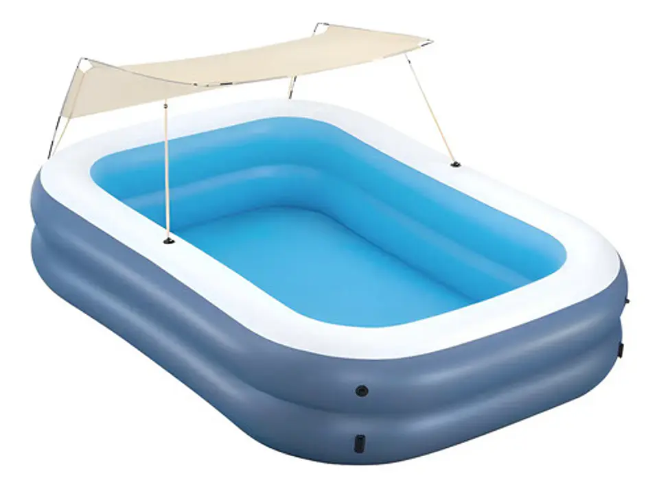 Piscina Alberca Inflable Rectangular Cubierta Bestway Toldo 1