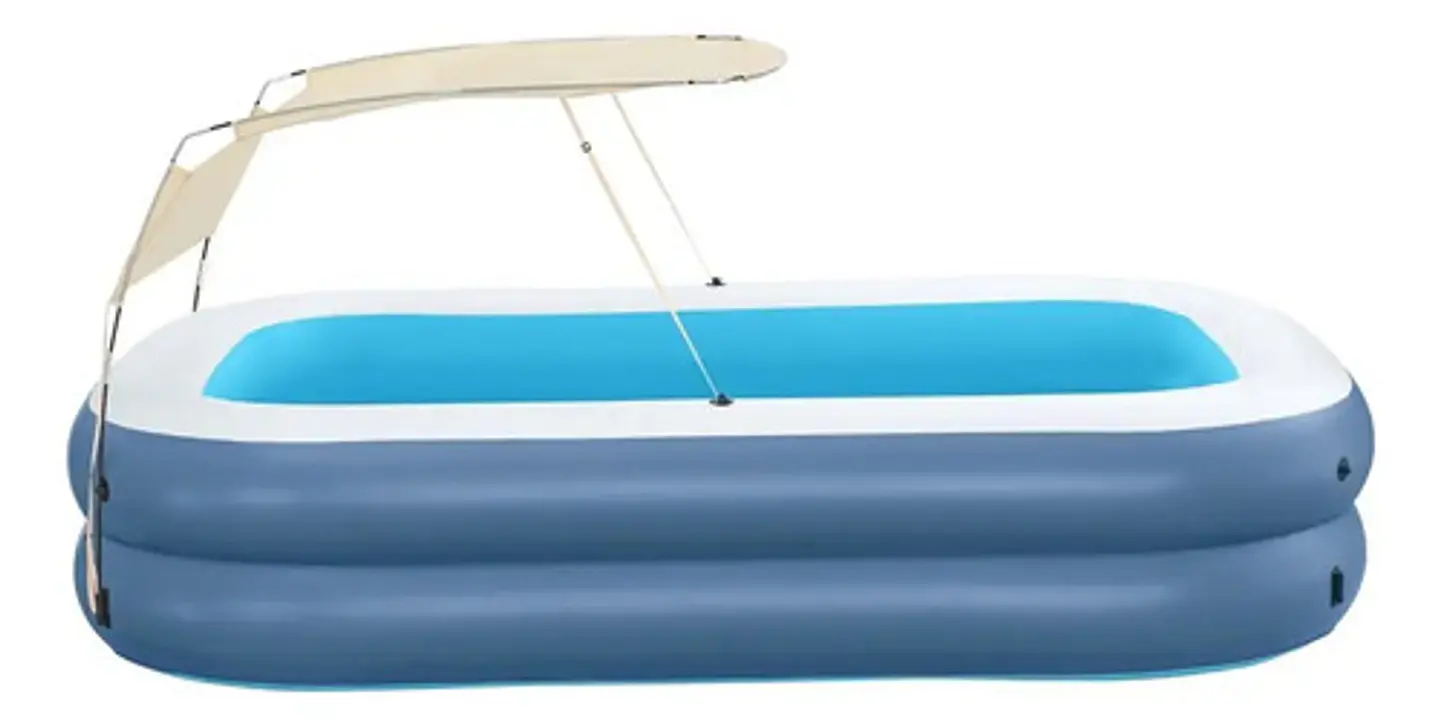 Piscina Alberca Inflable Rectangular Cubierta Bestway Toldo 3
