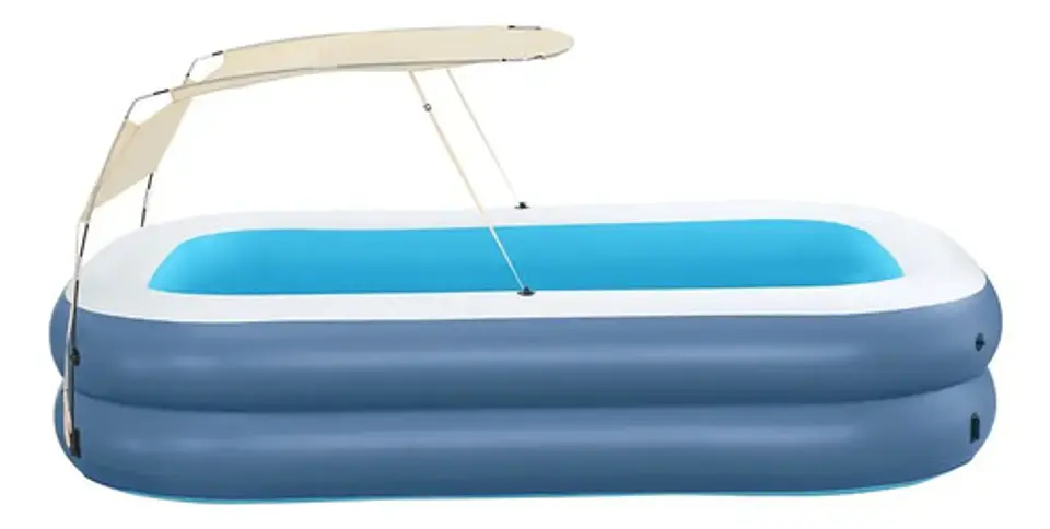 Piscina Alberca Inflable Rectangular Cubierta Bestway Toldo 3