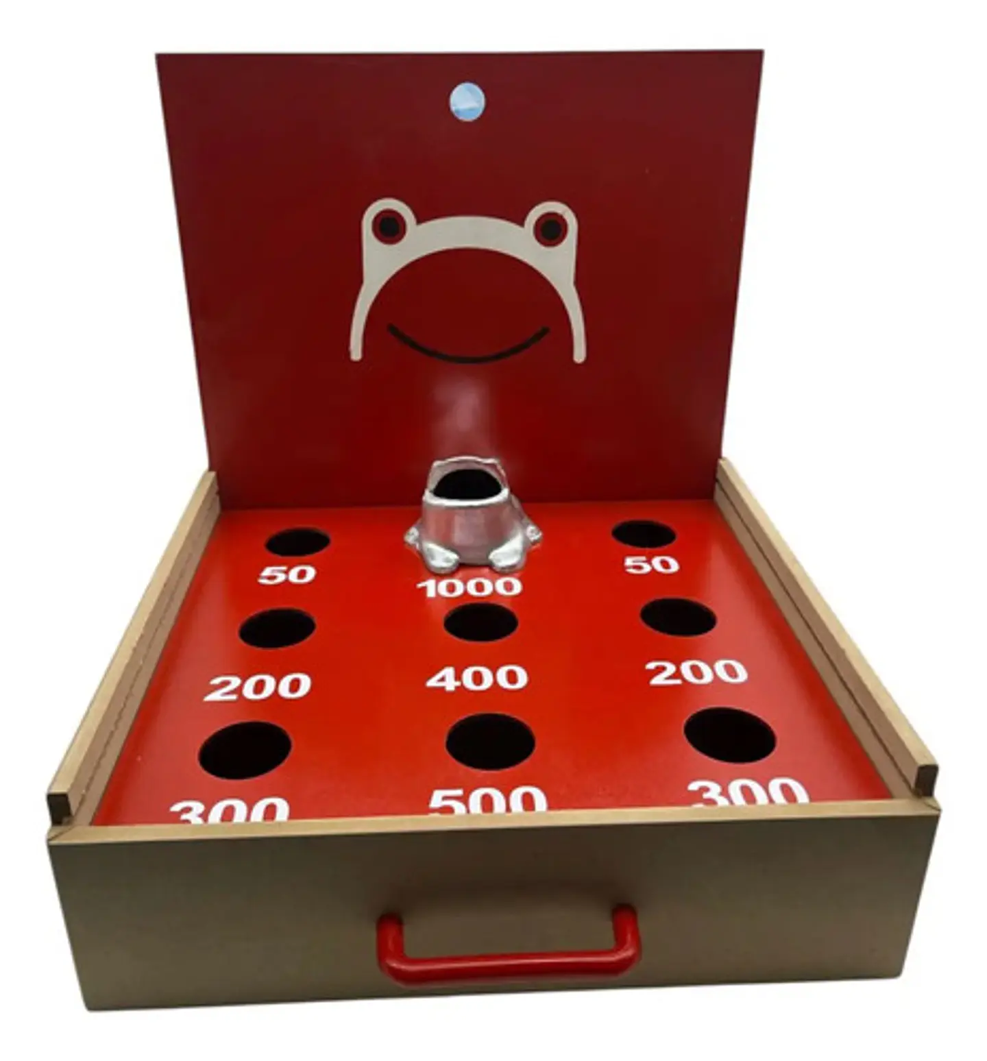 Juego De Rana Portatil En Madera Artesanal Sapito 5