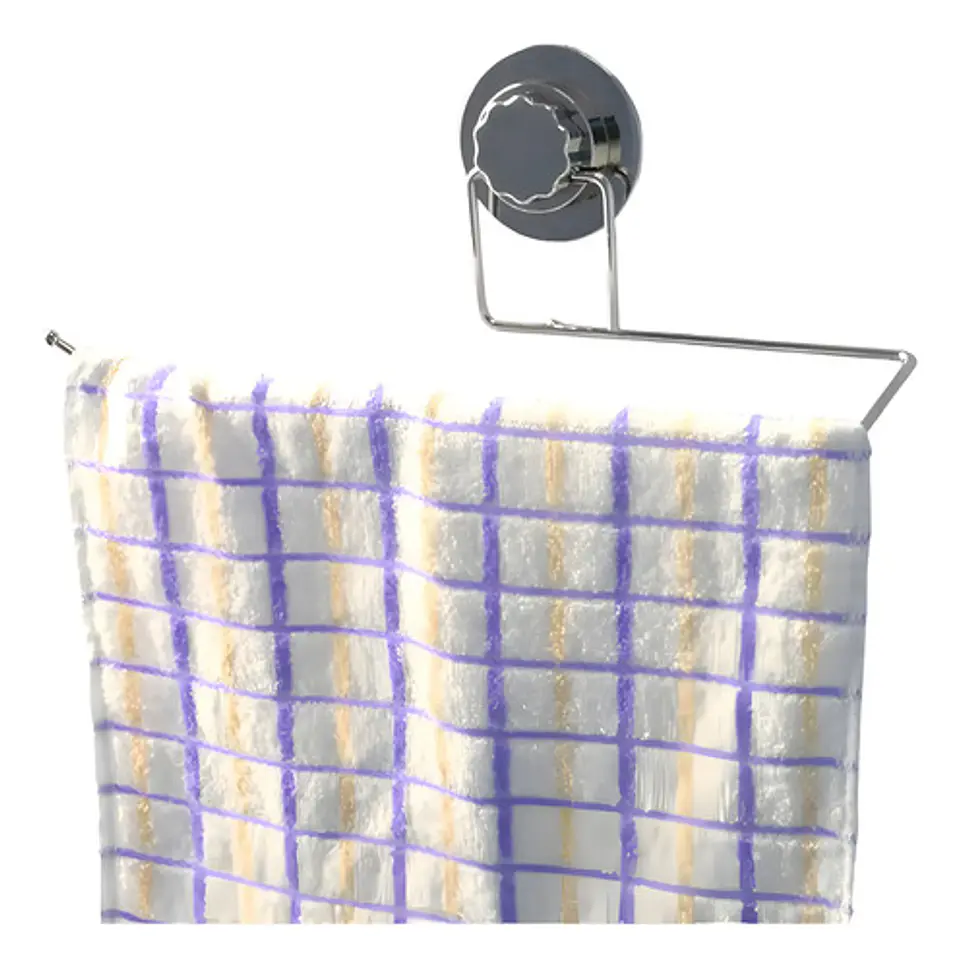 Barra Metalica Para Colgar Toallas Baño Puertas Paredes 1
