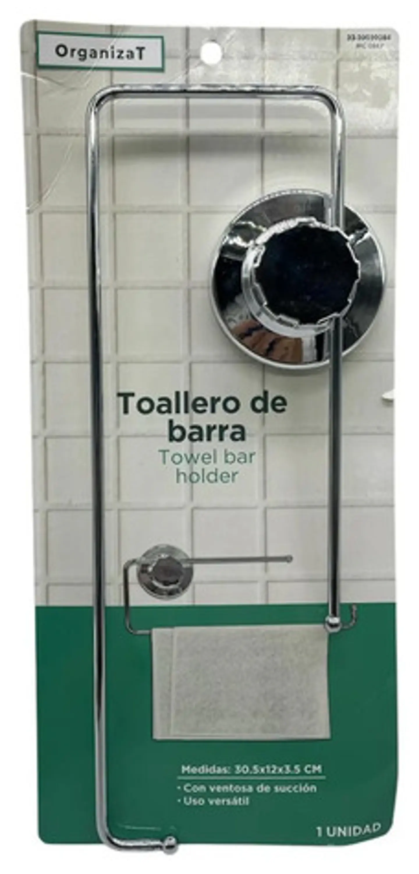 Barra Metalica Para Colgar Toallas Baño Puertas Paredes 5