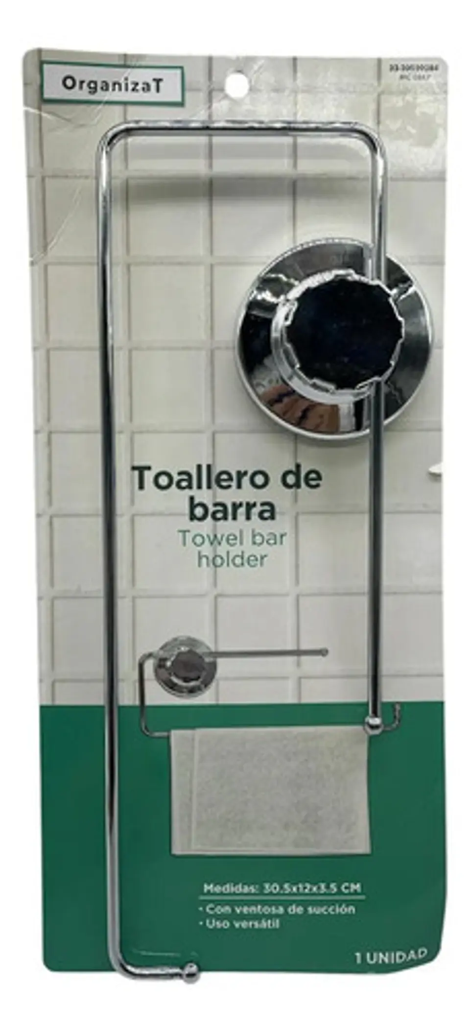 Barra Metalica Para Colgar Toallas Baño Puertas Paredes 5