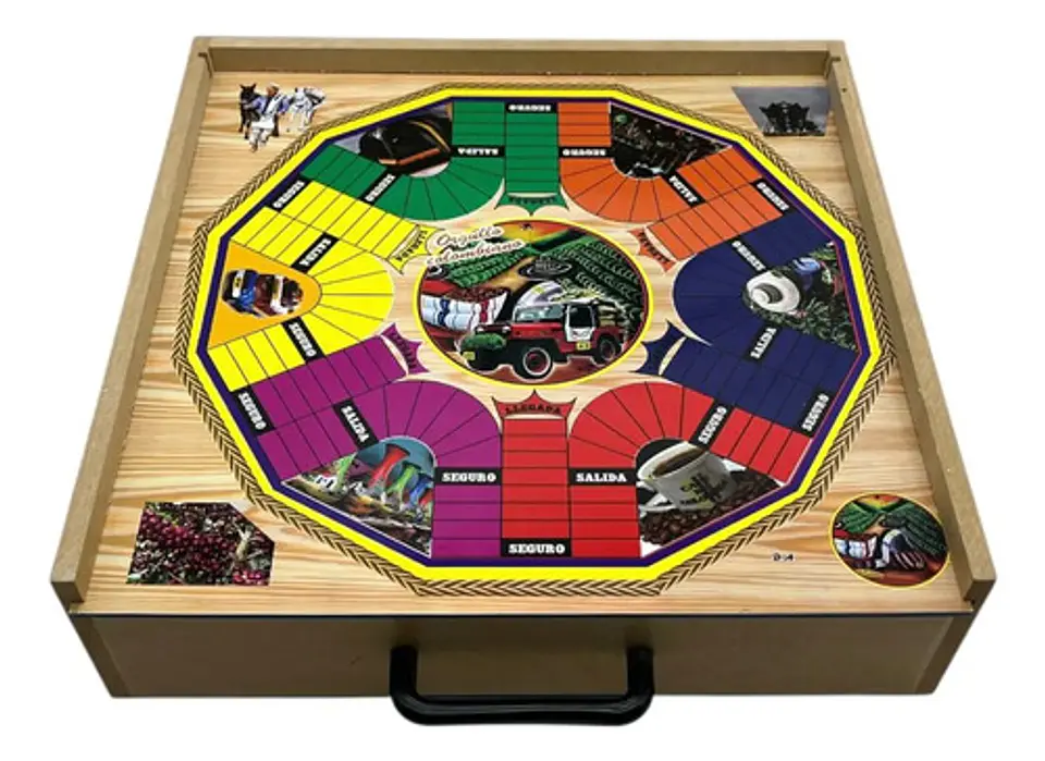 Juego De Rana Portátil En Madera Para Mesa Artesanal 27cm 5