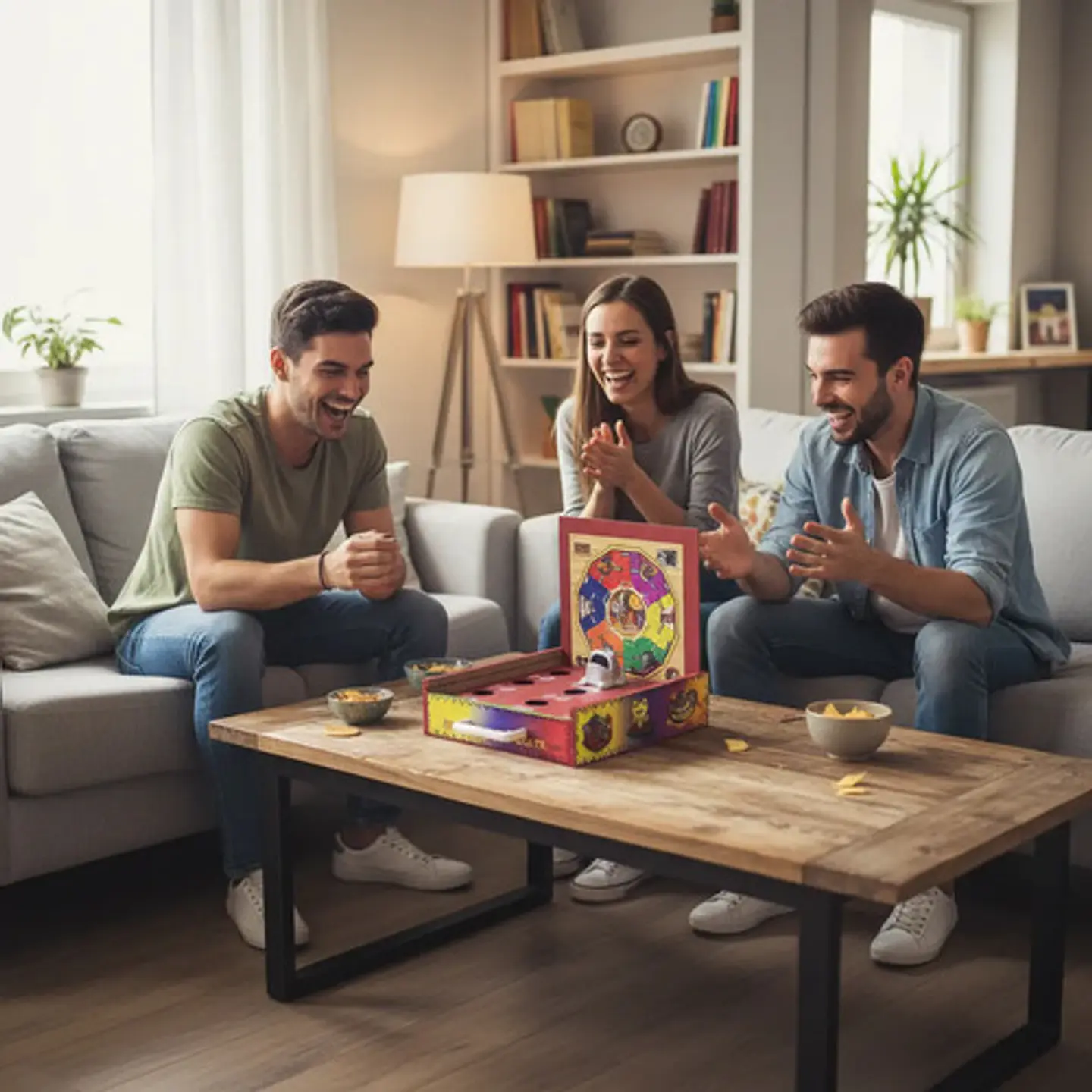 Juego De Rana Portátil En Madera Para Mesa Artesanal 27cm 28