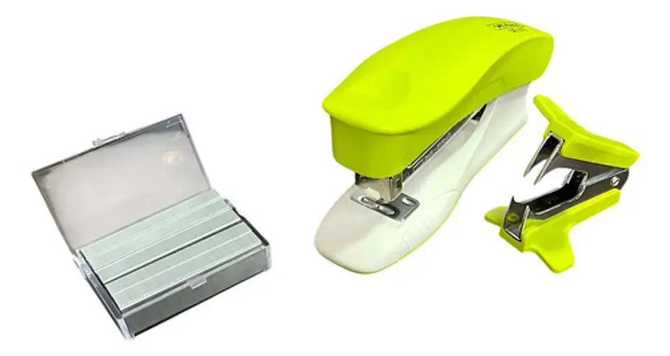 Set Oficina Offi Esco X 3 Cosedora, Ganchos Y Sacaganchos. 1
