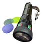 Linterna Led Recargable Lentes Intercambiables Zoom Colores - Miniatura 1