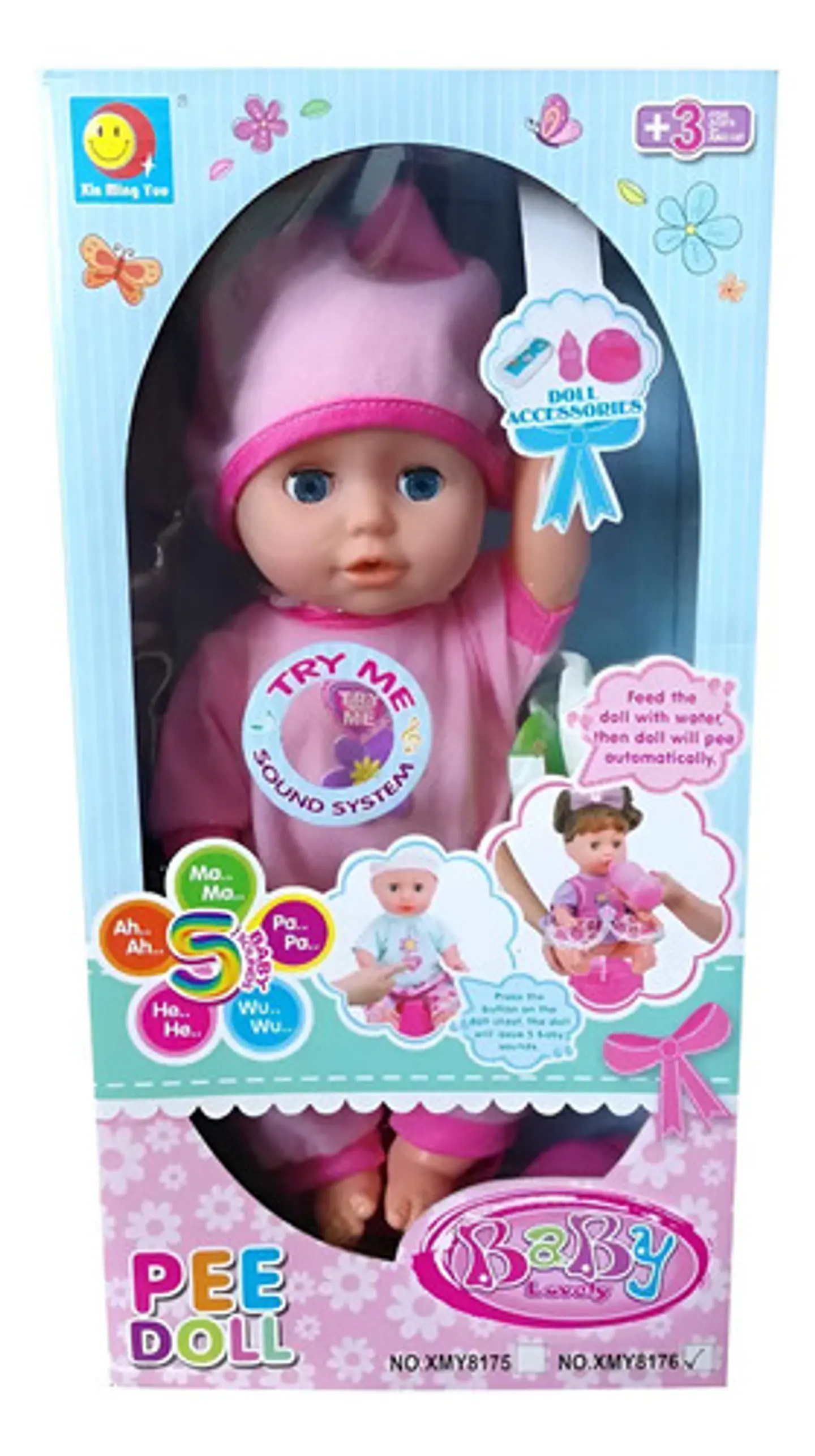 Bebé Que Hace Pipí Chichi 30cm Baby Lovely Ref. Xmy8176 5