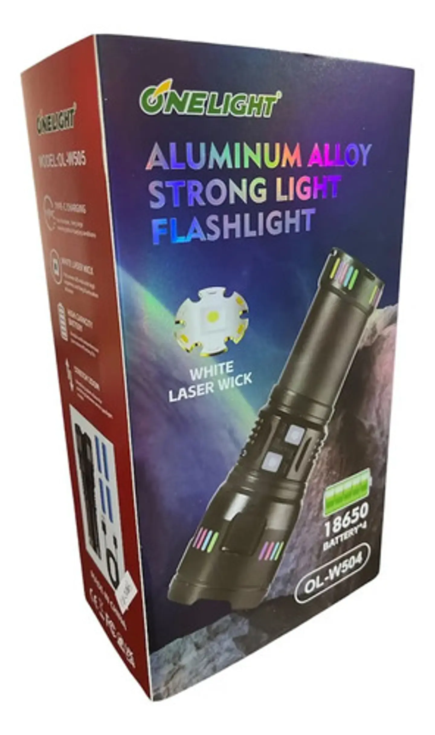Linterna Led Ajustable Recargable Entrada Usb Maxima Duracio 5