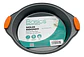 Molde Redondo Metalico Cocina Tortero Asas De Silicona Gris Oscuro - Miniatura 3