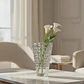 Florero Jarrón Decorativo Minimalist Moderno 19cm Cristal Trenza - Miniatura 2