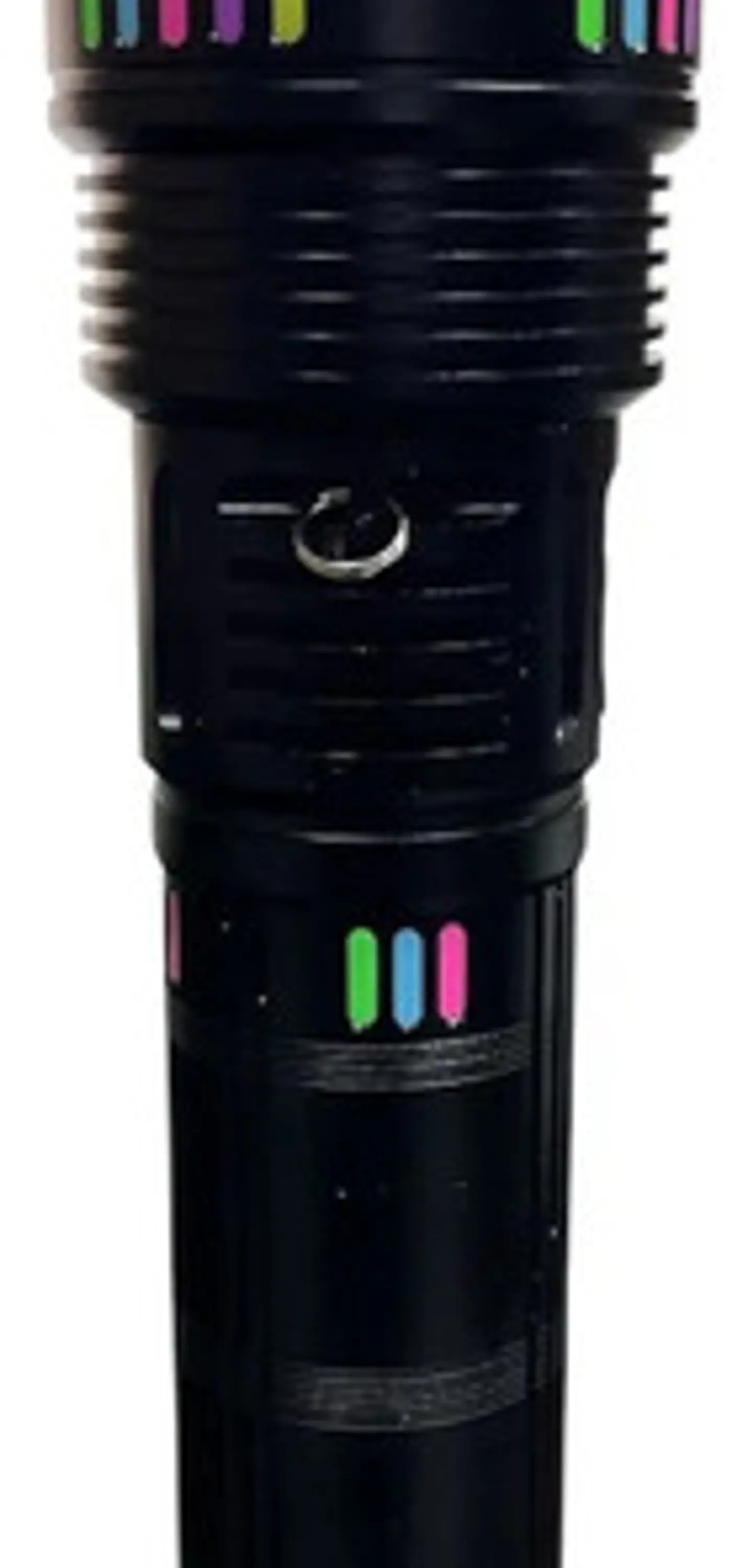 Linterna Led Recargable Puerto Usb Portable Grande Blanco Negro 2