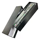 Linterna Led Recargable Puerto Usb Portable Grande Blanco Negro - Miniatura 4