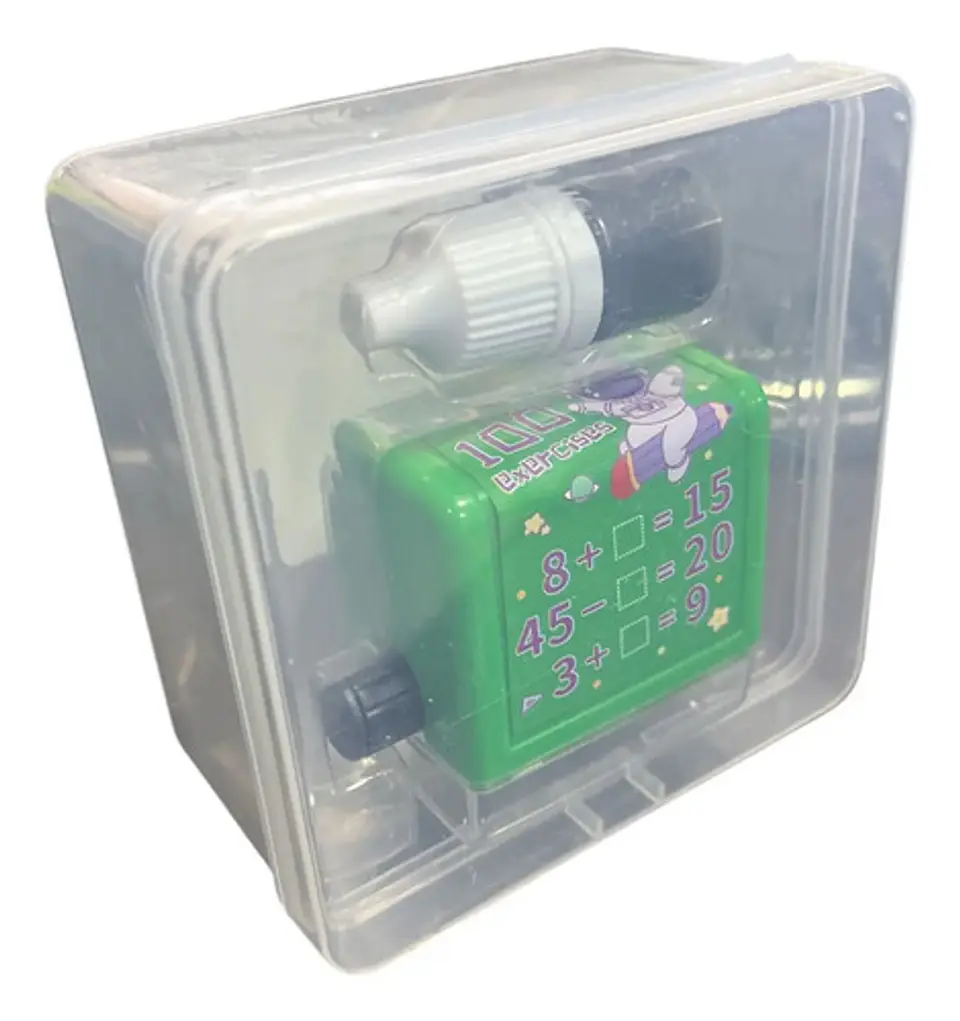 Kit Rodillo Sellos Enseñanza Matemática Niños 3