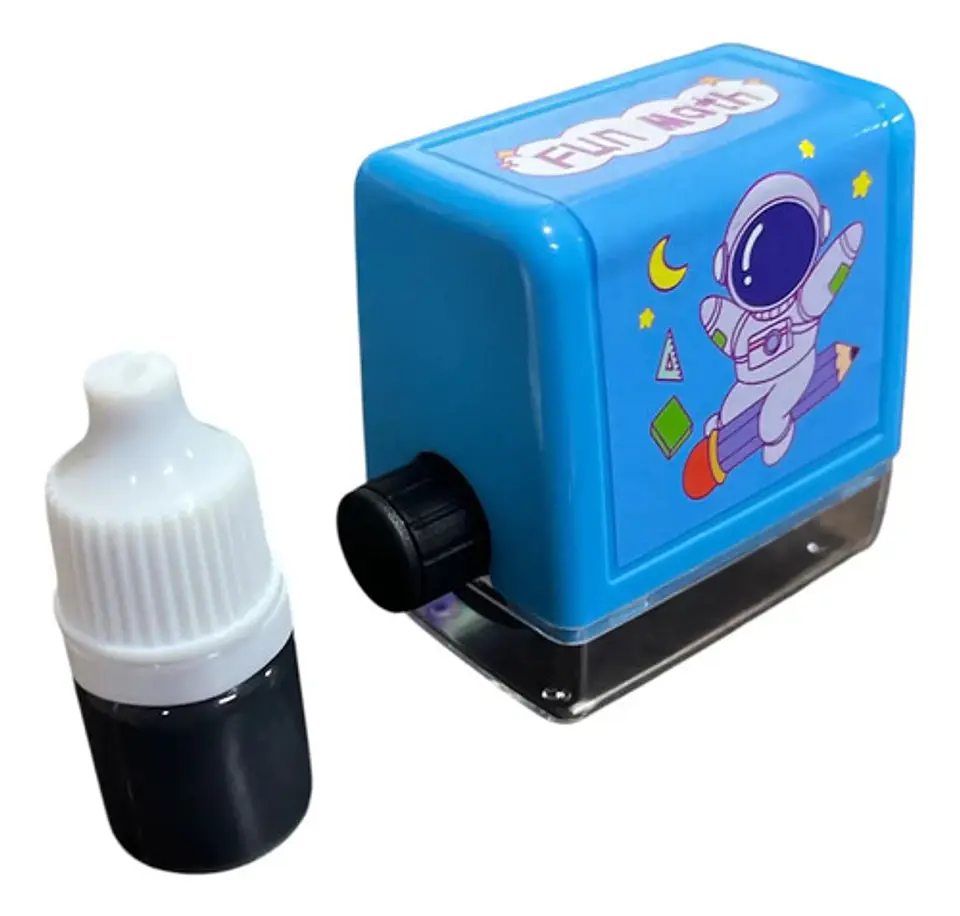 Kit Rodillo Sellos Enseñanza Matemática Niños 4
