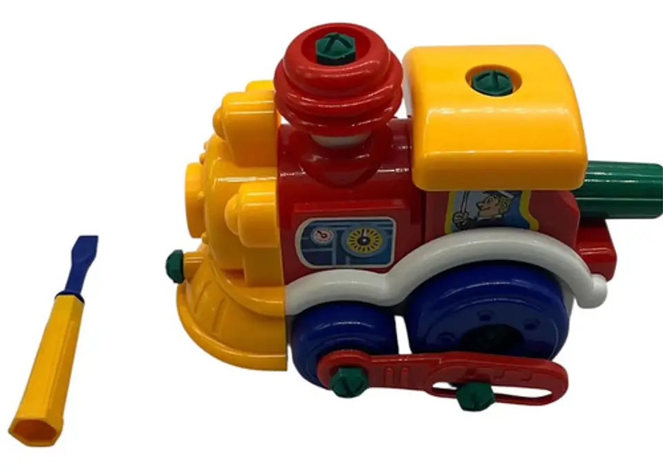 Tren Didactico Desarmable Bebe Acarreable Herramientas 4
