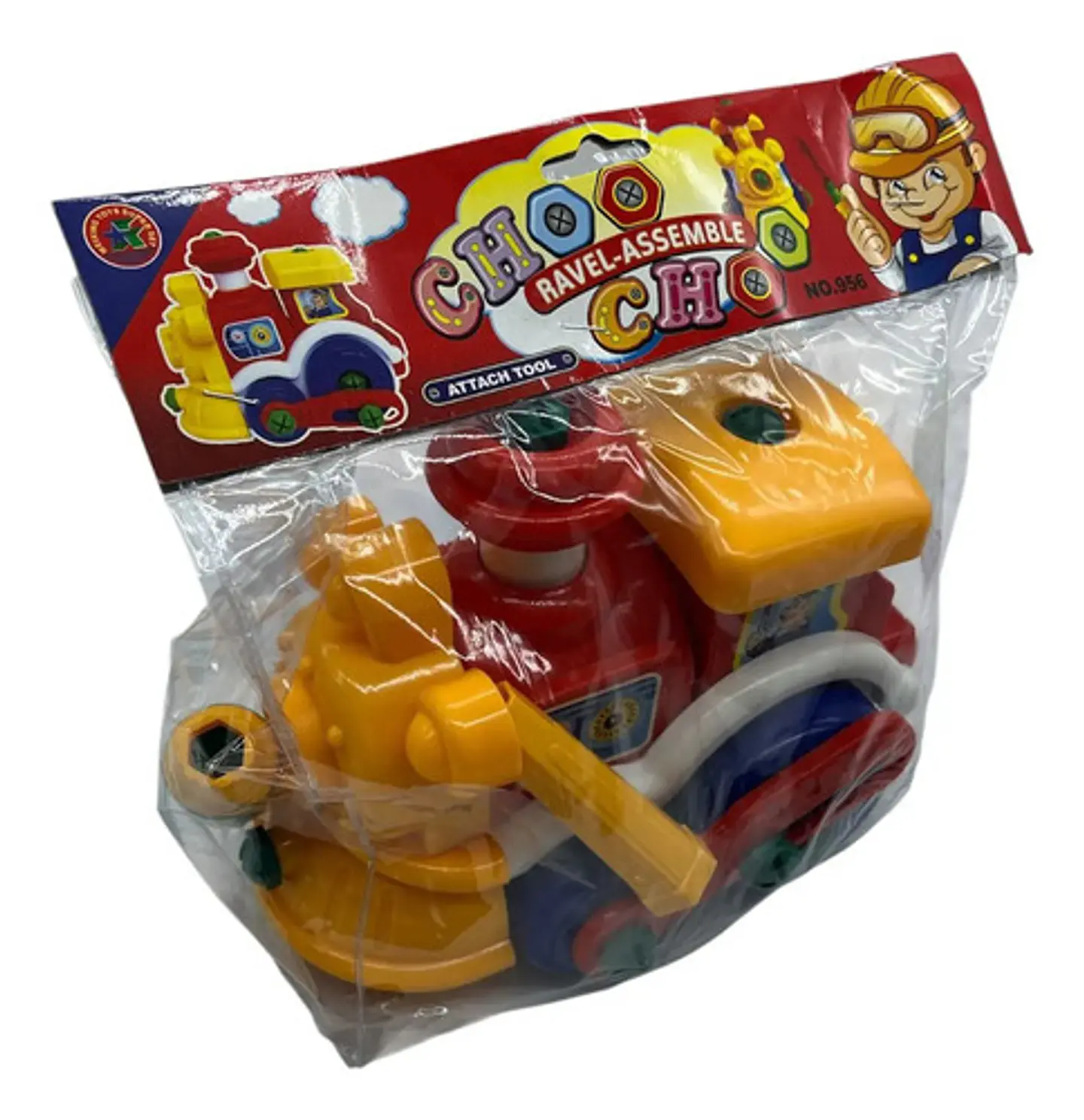 Tren Didactico Desarmable Bebe Acarreable Herramientas 5