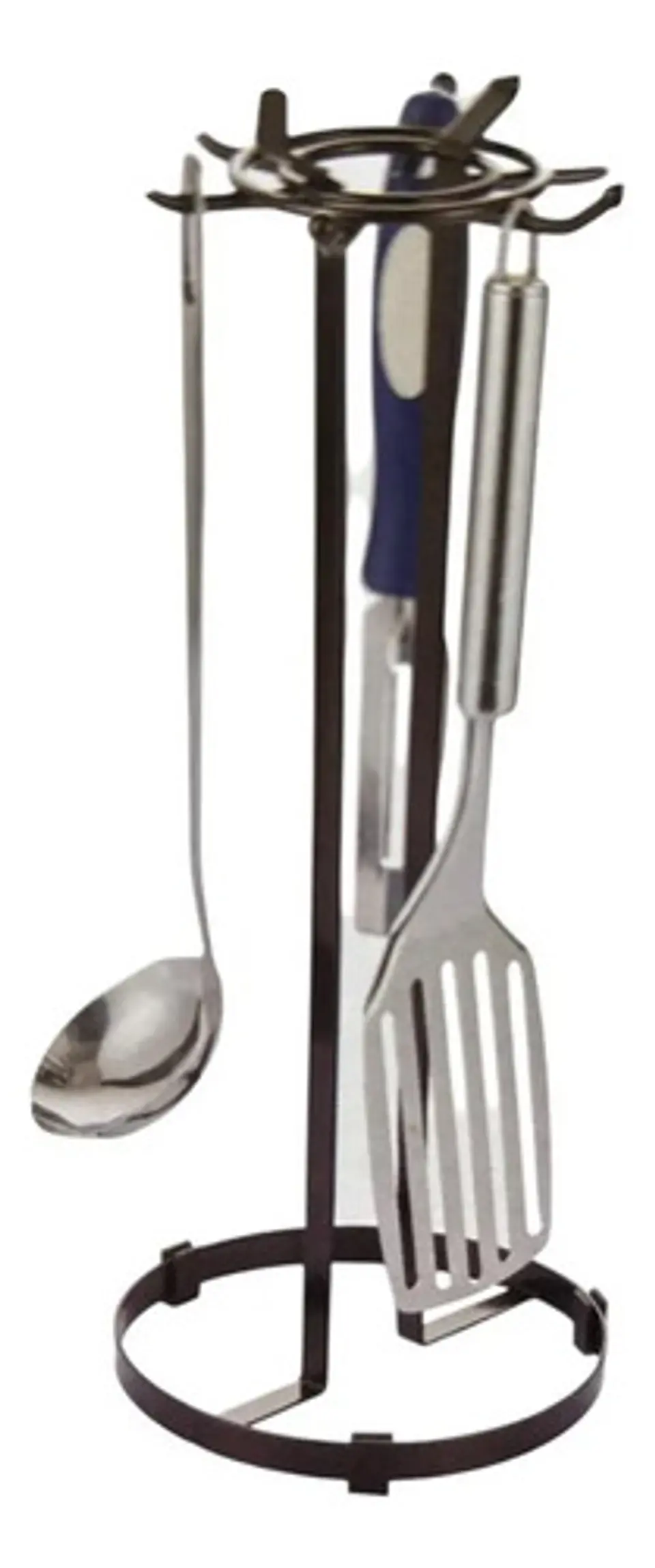Base Utensilios Cocina Cucharones 6 Piezas Con Base De Acero 1