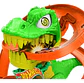 Pista Hot Wheels City T-rex Blaze Battle Mordida Derriba Win - Miniatura 2