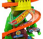 Pista Hot Wheels City T-rex Blaze Battle Mordida Derriba Win - Miniatura 3