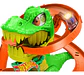 Pista Hot Wheels City T-rex Blaze Battle Mordida Derriba Win - Miniatura 4