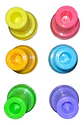Pack 6 Sellos Escolares Macrooutlet Con Caritas Autotintables Multicolor Rojo - Miniatura 3