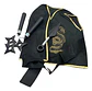 Set De Ninja Disfraz Con Chaleco X7 Piezas Chacos Estrellas - Miniatura 1