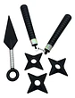 Set De Ninja Disfraz Con Chaleco X7 Piezas Chacos Estrellas - Miniatura 2