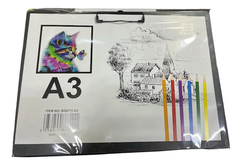 Planillero Plastico Con Gancho Oficiba Escuela Documentos 2