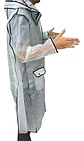 Capa Impermeable Fino Lluvia Adulto  Transparente - Miniatura 7