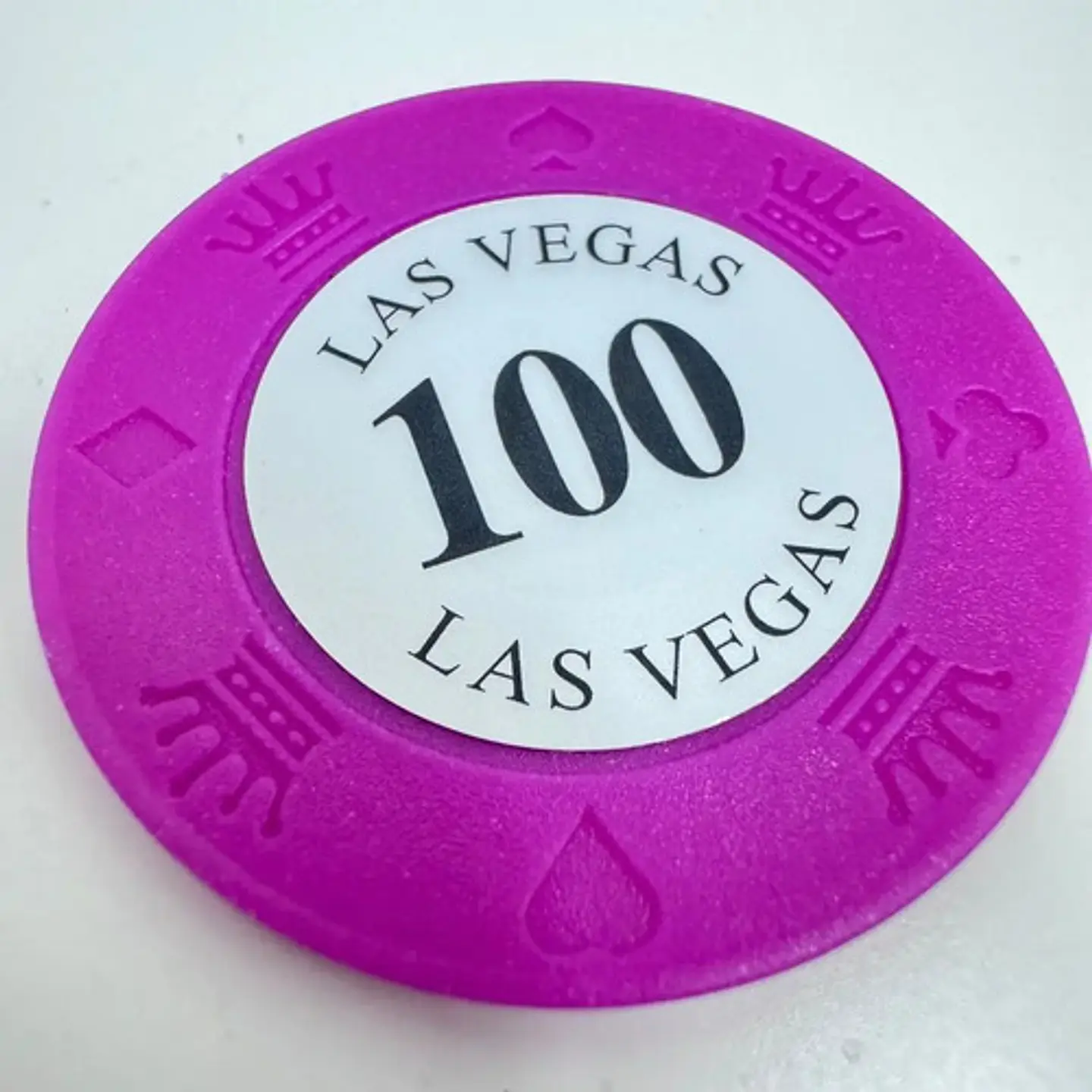 100 Fichas Poker Casino Sencilla Color Calidad Vegas Apuesta 3