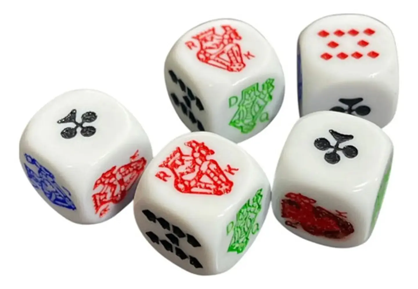 Cacho Yahtzee Juego De Mesa Tatuco En Cuero + 5 Dados 3