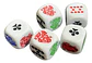 Cacho Yahtzee Juego De Mesa Tatuco En Cuero + 5 Dados - Miniatura 3