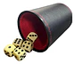 Cacho Yahtzee Juego De Mesa Tatuco En Cuero + 5 Dados - Miniatura 5