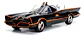 Batimovil Clasico Tv Series 1966 Con Luz Fig 1:18 Jada Toys Color Negro - Miniatura 1