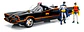 Batimovil Clasico Tv Series 1966 Con Luz Fig 1:18 Jada Toys Color Negro - Miniatura 2